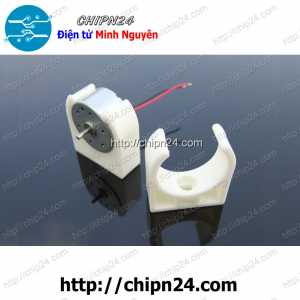 Gá Động cơ Nhựa Trắng đường kính 25MM (động cơ 300, 370, 280, 260)