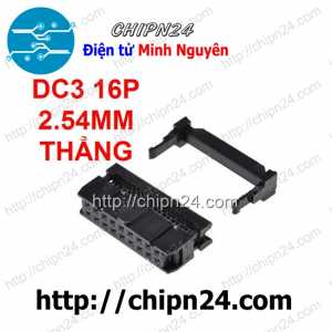 (F129) IDE18 Cái 2.54mm, Đầu bấm cáp FC 18p 2x9 2.54mm (FC 18P 2.54mm Cái)