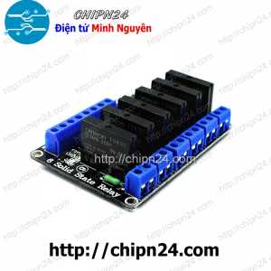 Module 6 Relay Rắn SSR 5VDC kích thấp