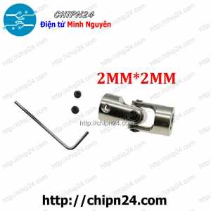 (K62) Khớp Cardan 2mm-2mm (tặng Cây Mở Lục Giác M3)