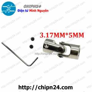 (K65) Khớp Cardan 3.17mm-5mm (tặng Cây Mở Lục Giác M4)