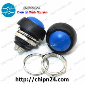 (F73) Nút Nhấn Nhả Chống Nước PBS-33B Xanh Dương