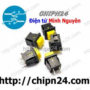 Nút nhấn Nhả DS-430 Thường Mở Vàng 1A 125VAC