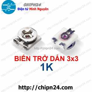 Biến Trở Dán 3x3 1K (Kích thước 3.1x3.8x1.6MM)