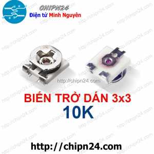 Biến Trở Dán 3x3 10K (Kích thước 3.1x3.8x1.6MM)