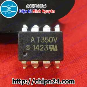 Opto Dán AT350 SOP-8 Đen (SMD) (AT350V HCPL-T350V)