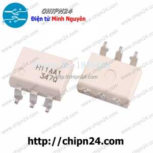 Opto Dán H11AA1 SOP-6 Trắng (SMD)