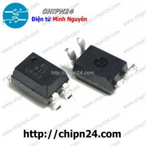 Opto Dán EL817S-C SOP-4 Hàng Tốt (SMD) (dùng thay thế cho PC817) (EL817S1-C PC817 EL817 B/C)
