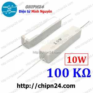 (F336) Điện Trở Sứ 100K 10W