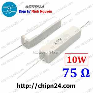 Điện Trở Sứ 75R 10W