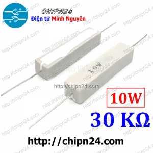 (F336) Điện Trở Sứ 30K 10W