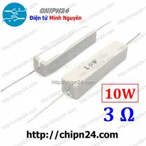 (F333) Điện Trở Sứ 3R 10W