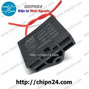 (N57) Tụ quạt 1.5uF 450V CBB61 (Tụ đề Kapa, dùng trong quạt điện, động cơ điện nhỏ)