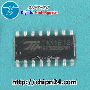 (SOP) IC Dán TM1616 SOP-16 Hàng Tốt (SMD) (1616)