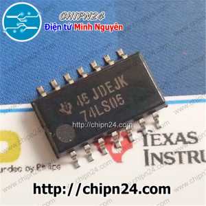 [SOP] IC Dán 74LS06 SOP-14 (SMD) (IC Cổng NOT (6 Cổng NOT với cực thu hở))