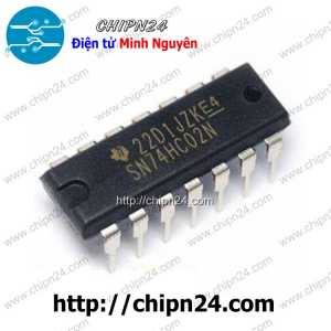 [DIP] IC 7402 74HC02 DIP-14 (IC Cổng NOR (4 Cổng NOR 2 ngõ vào))