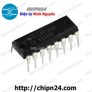 [DIP] IC CD4538 DIP-16 (CD4538BE) (IC 2 bộ dao động 1 trạng thái bền)