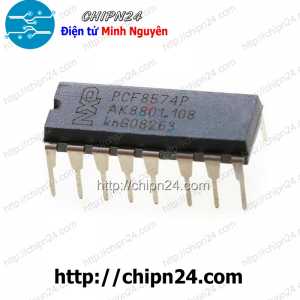 (DIP) IC PCF8574 DIP-16 (PCF8574AP PCF8574P 8574)