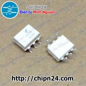 (SOP) Opto Dán 4N25 SOP-6 Trắng Hàng Tốt (SMD) (IC Cách ly quang Opto)