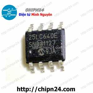 [SOP] IC Dán 25LC640 SOP-8 (SMD) (25LC640-E/SN 25LC640E)