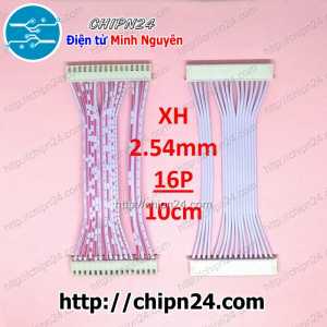 Dây bẹ trắng 16P XH2.54mm 2 đầu cắm dài 10cm