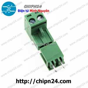 Domino 2EDG5.08 Thẳng 2P (Terminal, Cầu đấu dây cọc nguồn 5.08 5.08mm)