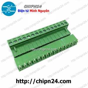 Domino 2EDG5.08 Cong 15P (Terminal, Cầu đấu dây cọc nguồn 5.08 5.08mm)