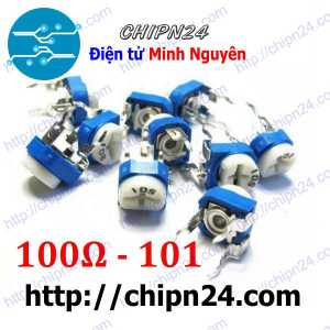 (K365) Biến trở cúc áo RM065 100R 101 (Biến trở tam giác 101)