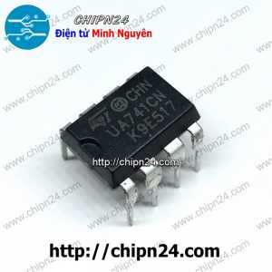 (DIP) IC LM741 DIP-8 (UA741) (IC OPAMP khuếch đại độ lợi cao)