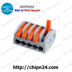 [F133] Nối dây điện PCT-215 (Khớp Nôi dây 5 khe thông nhau)