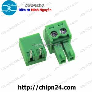 (F208) Domino 15EDG3.81 Cong 2P (Terminal, Cầu đấu dây cọc nguồn 3.81 3.81mm)