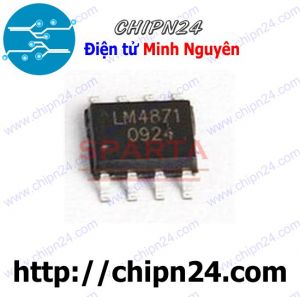 IC Dán LM4871 SOP-8 3W (SMD) (LM4871 LM4871T LM4871MX 4871) (IC khuếch đại âm thanh 3w)