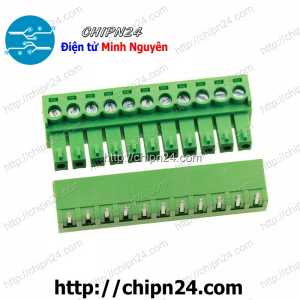 Domino 15EDG3.81 Cong 11P (Terminal, Cầu đấu dây cọc nguồn 3.81 3.81mm)