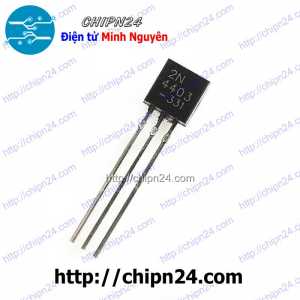 [25 con] Transistor 2N4403 TO-92 PNP 0.6A 40V (N4403 4403)
