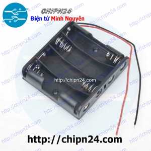 Hộp Đế pin 4 viên AA