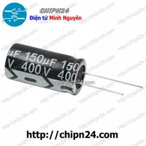 Tụ hóa 150uF 400V Đen (18x35mm)