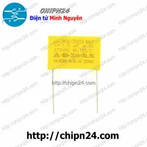 (F238) Tụ hộp 105 275VAC 22.5mm (1uF MEX/TENDA MKP K X2 40/100/21)