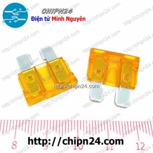 [10 cái] (K441) Cầu chì ô tô 4S 5A Lớn
