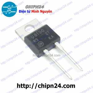 Diode MUR8100CT TO-220 8A 1000V (MUR8100 U8100) [Diode Schottky]