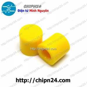 [10 cái] (H60) Nắp chụp nút nhấn vuông 6x6mm Vàng