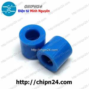 [10 cái] (H60) Nắp chụp nút nhấn vuông 6x6mm Xanh Dương