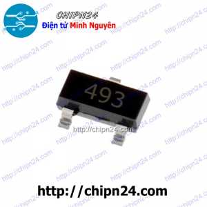(G9.2) Transistor Dán FMMT493 (493) SOT-23 NPN 1A 100V (SMD) (493)