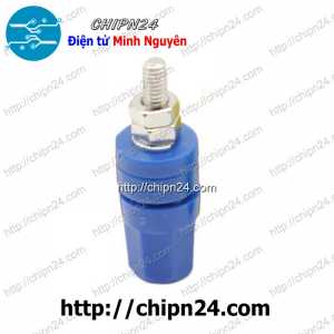 Jack Chuối Cái 20A Xanh Dương, D=4mm, L=36mm, 20A 60V