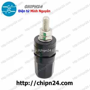 Jack Chuối Cái 20A Đen, D=4mm, L=36mm, 20A 60V