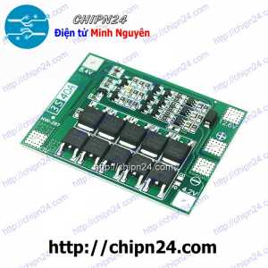 (F22.4) Mạch sạc bảo vệ pin 18650 3 cell 40A Xanh