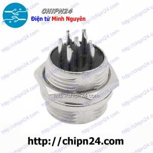 (F119) Jack GX16-6P Đực 15A 250V (Jack điện, tín hiệu, nối nguồn nhiều chân)