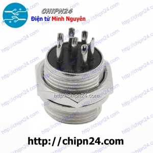 Jack GX16-7P Đực 15A 250V (Jack điện, tín hiệu, nối nguồn nhiều chân) (Jack điện, tín hiệu, nối nguồn nhiều chân)