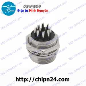 Jack GX16-10P Đực 15A 250V (Jack điện, tín hiệu, nối nguồn nhiều chân) (Jack điện, tín hiệu, nối nguồn nhiều chân)