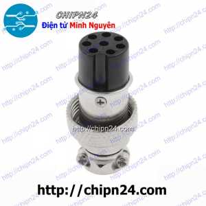 Jack GX16-8P Cái 15A 250V (Jack điện, tín hiệu, nối nguồn nhiều chân) (Jack điện, tín hiệu, nối nguồn nhiều chân)