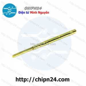 (K3) Vỏ Kim test mạch P75-2W (R75-2W), dài 16.5mm, đường kính đầu 0.64mm, đường kính thân 1.02mm, 3A